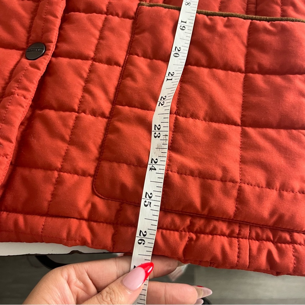 Beatha Women's Red Quilted Utility Jacket - Picture 9 of 10
